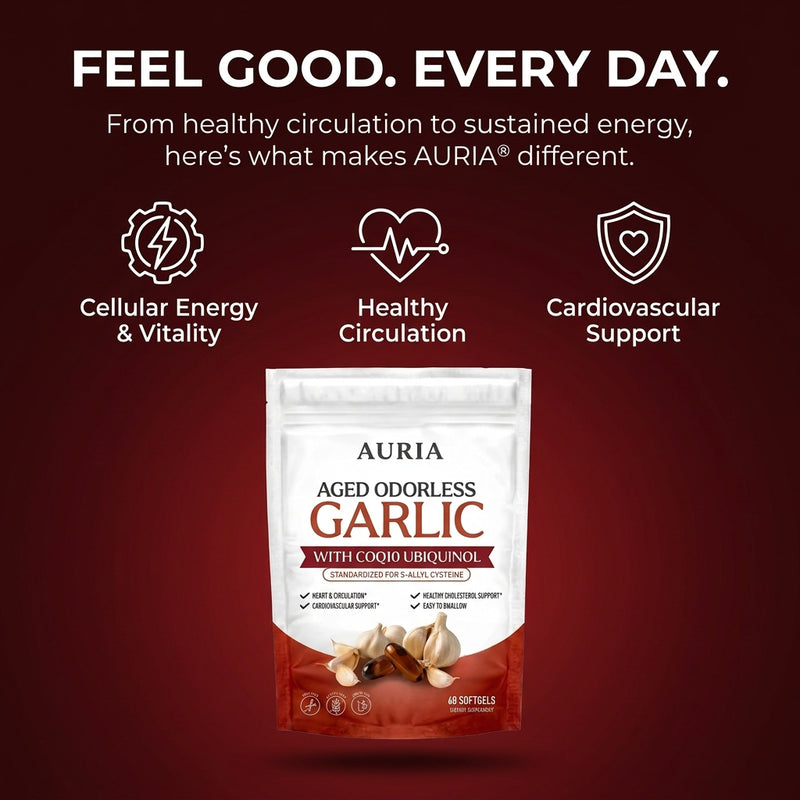 Auria® Aged odorless garlic